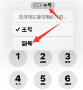 商南苹果14维修店分享iPhone 14 Pro Max使用副卡打电话的方法 